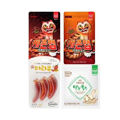 케존맵 떡볶이 소스 갑자기 매운맛, 갑자기 매운맛 소스 50g(매운맛), 1개