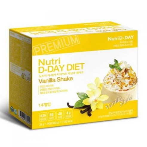 뉴트리디데이 다이어트 바닐라 쉐이크, 350g, 3개