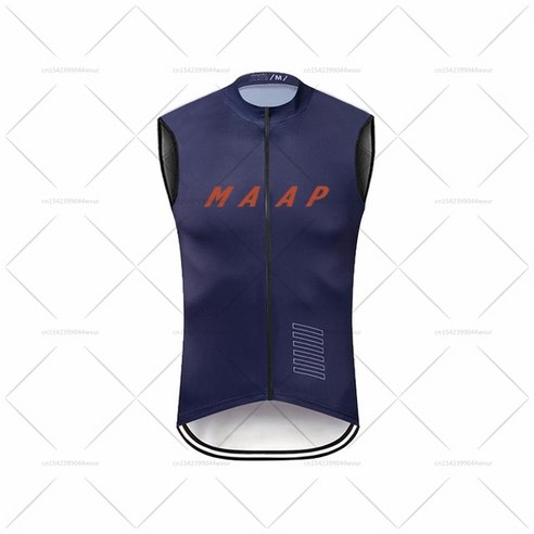 사이클저지 MAAP 사이클링 조끼 민소매 방풍 저지 스포츠 자전거 질렛 바람막이 재킷 MTB 의류