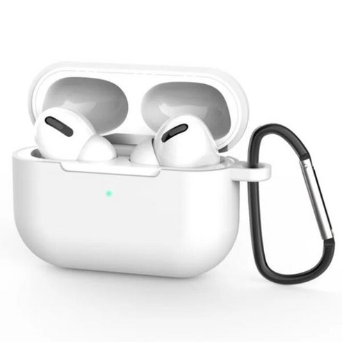 삼다수케이스 에어팟케이스 이어폰 Airpods 용 실리콘 커버 Pro Case hook airpod 블루투스 Air Pods pro 액세서리 스킨, [10] white hook