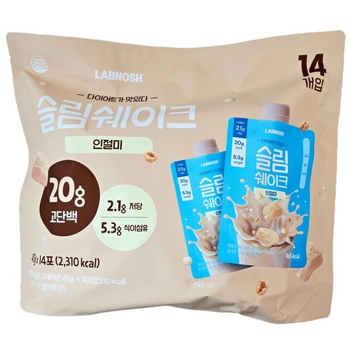 랩노쉬 슬림쉐이크 인절미