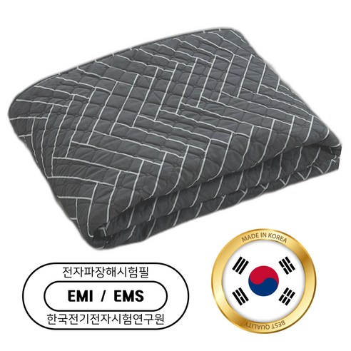 부강의료기 국산 EMC 전자파차단 양면 프리미엄 전기요, 06해링본 패턴, 소 67.5x180