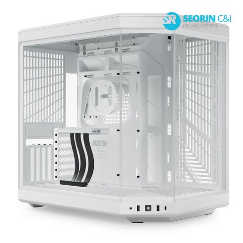 내 PC를 예술 작품으로! HYTE Y70 스노우 화이트 케이스 솔직 리뷰 hytey70