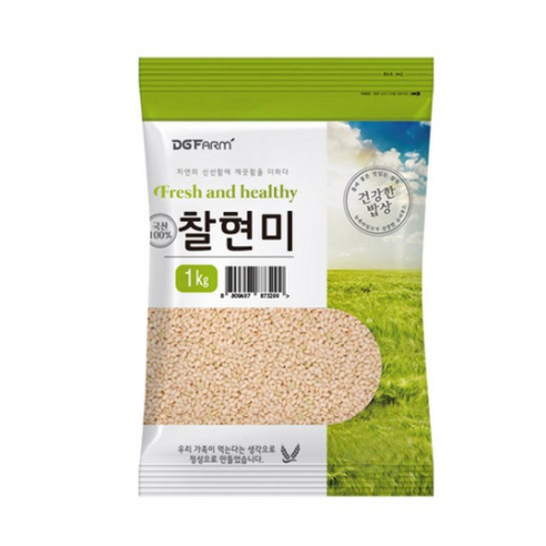 건강한밥상 국산 찰현미, 1kg, 1개