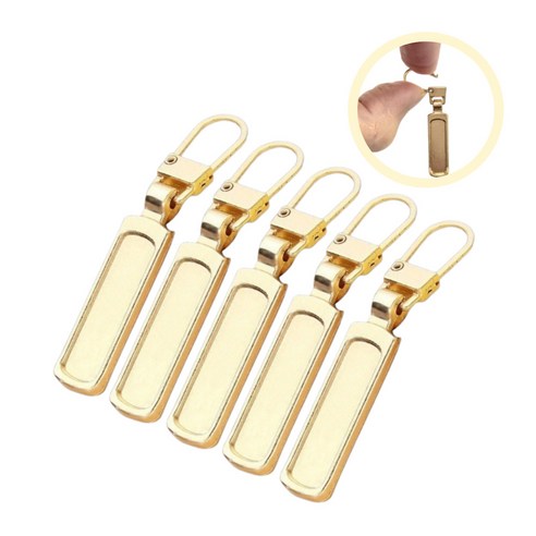 울퍼 원터치 작은 구멍에도 들어가는 지퍼 고리 셀프 수선, 혼합, 1개