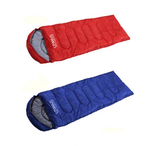 여름 하계용 경량 야영 낚시 캠핑 침낭, 네이비, 네이비