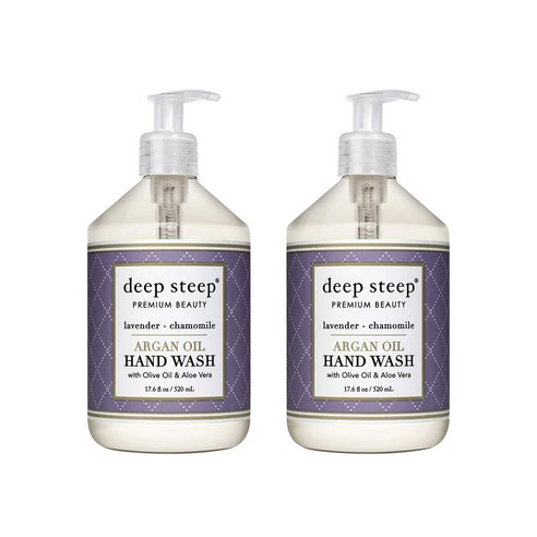 딥스팁 아르간 오일 핸드 워시, Lavender - Chamomile, 520ml, 2개