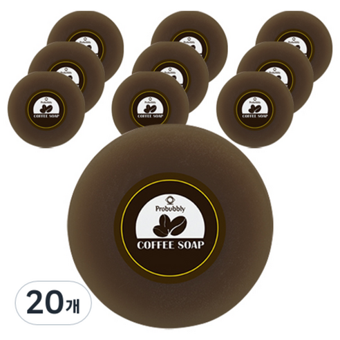 프로버블리 커피에디션 중성비누, 110g, 20개