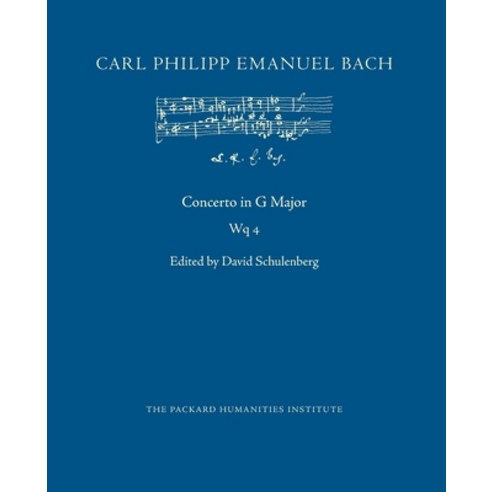 Concerto in G Major Wq 4 Paperback, Independently Published