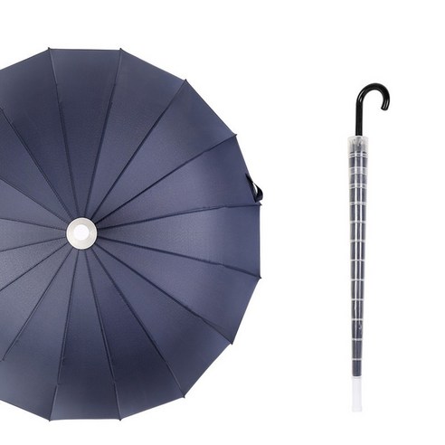 장우산  라라공방 초대형 16골대 튼튼 빗물받이 일체형 장우산