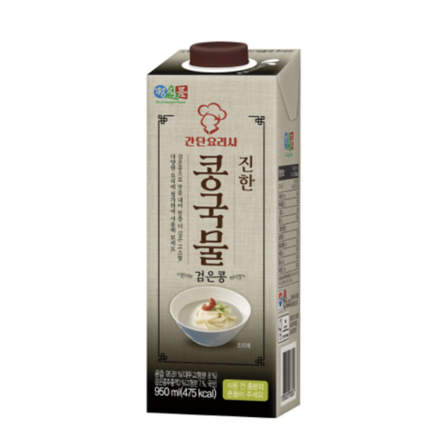 진한 콩국물 검은콩 950mlx4팩 – 정식품 간단요리사 
장/소스/드레싱/식초