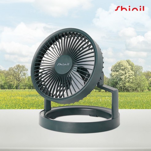 [LED 무드등] 신일 무선 캠핑팬 E05M 휴대용 선풍기