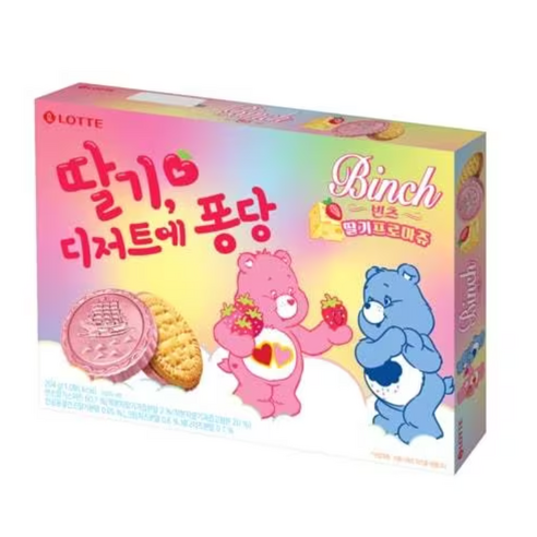 롯데 빈츠 딸기 프로마쥬 봄 (마이쮸증정), 3개, 204g