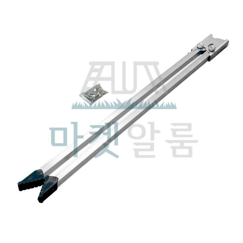 국산 알루미늄 로프형사다리 일자형사다리 안전지지대 전도방지대 아웃트리거 고단용, 1개
