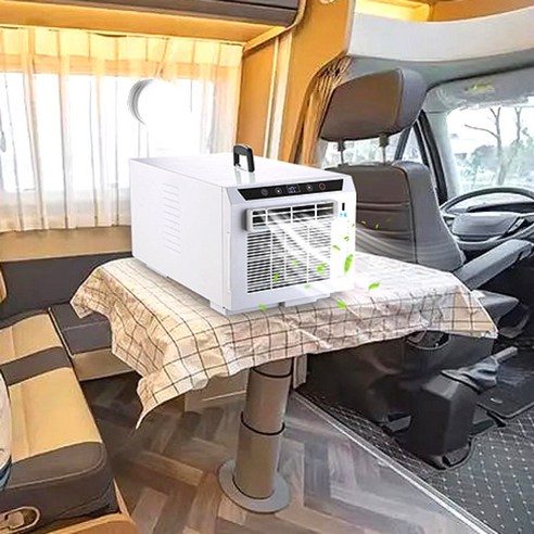 실외기없는 에어컨 이동식 차박캠 1300W, 풀세트
