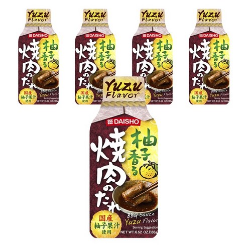 다이쇼 유자향이 나는 야키니쿠 양념, 5개, 185g