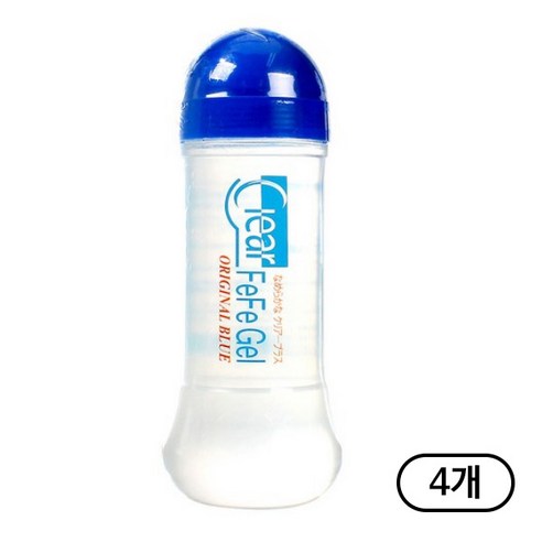 클리어페페 오리지날 블루 바디 마사지 젤 캡용기형, 250ml, 4개