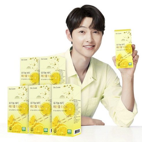 닥터린 유기농 NFC 레몬즙, 280g, 5개