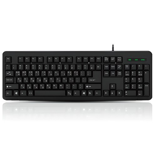 큐센 혼합색상 유선 일반형 키보드 GP-K1200
