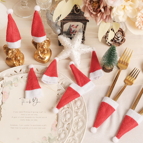 크리스마스 테이블을 위한 완벽한 장식