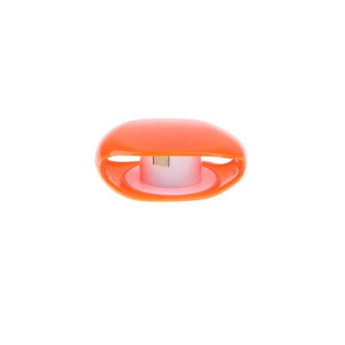 케이블 코드 깔끔한 랩 보빈 와인더 주최자 이어폰 헤드폰, 오렌지, 7.5x5x2.5cm, 플라스틱