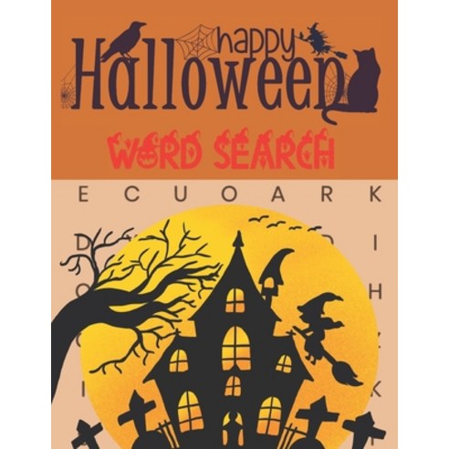 (영문도서) Halloween Word Search: 50 Halloween themed word search / Halloween word search for adults / h... Paperback, Independently Published, English, 9798461416324