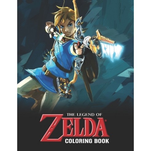 (영문도서) The Legend of Zelda Coloring Book: 50 High Quality Illustrations! Paperback, Independently Published, English, 9798500644558
