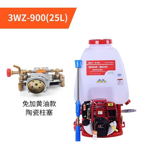 동력살분무기 치파랠리 안개분사 행정 엔진 고압 농약 방재기, 140F 파워 고출력 그리스 플런저 펌프, 1개