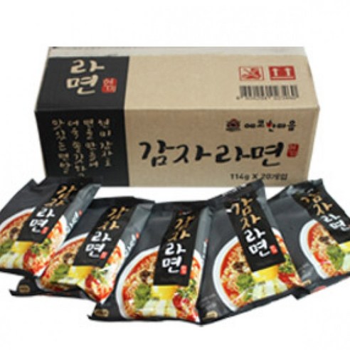 쫄깃쫄깃 현미분말과 감자분말로 만든 현미감자라면 (봉지 1box)~~SALE!!, 20개 조원동짬뽕