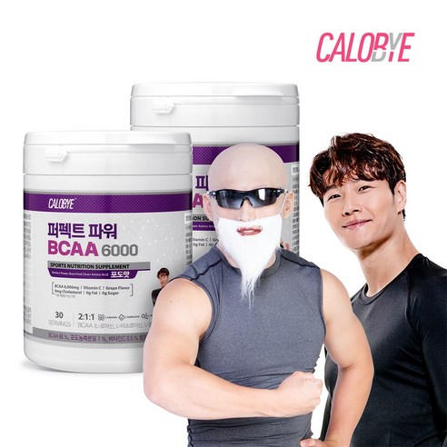 칼로바이 퍼펙트 파워 BCAA 6000 아미노산, 2개, 300g