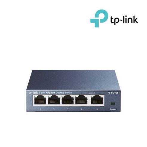 TP-LINK TL-SG105 기가비트 5포트 소호 SOHO IPTV 단자함용 스위칭허브