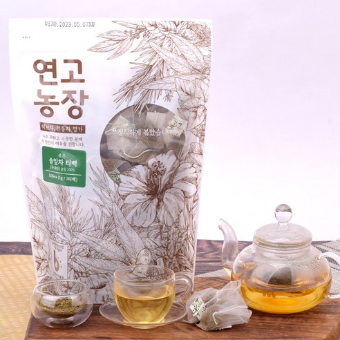 연고농장 국산 볶은 솔잎차 삼각티백 100개입, 1g, 1개, 100개 Best Top5