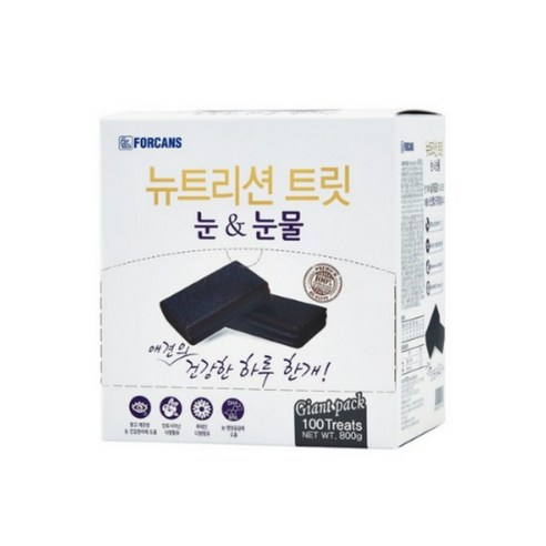 포켄스 뉴트리션 트릿 100p +15p 800g 눈 눈물 맛있는 영양제