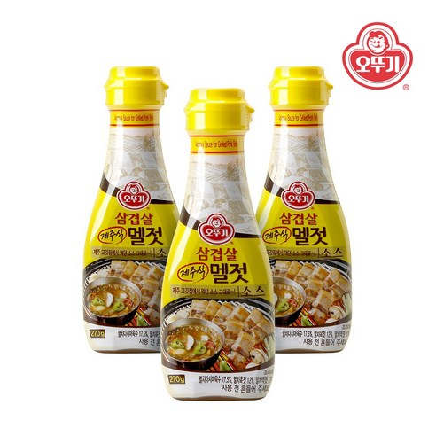 오뚜기 삼겹살 제주식 멜젓 소스