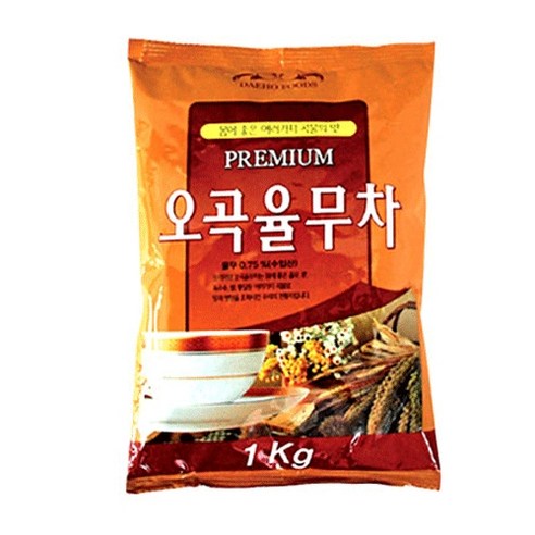 대호식품 프리미엄 오곡 율무차, 1kg, 1개입, 12개