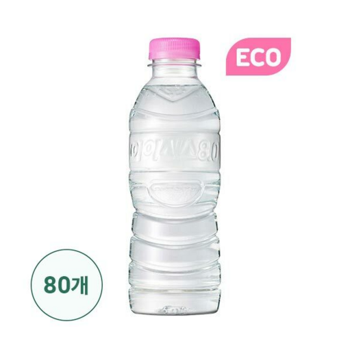 아이시스 ECO 무라벨 300펫 80입, 1L, 12개