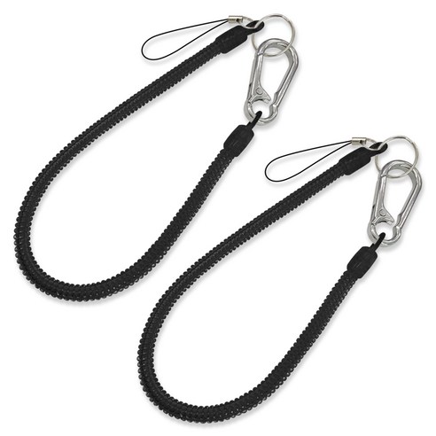 [OKㅣ강추] 카라비너 스프링 스트랩 슬림 368mm 2P: 분실 및 도난 방지의 완벽한 솔루션 [OKNOWㅣ추천상품]