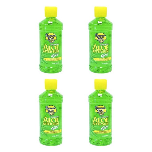 바나나보트 수딩 알로에 애프터 선 젤, 236ml, 4개