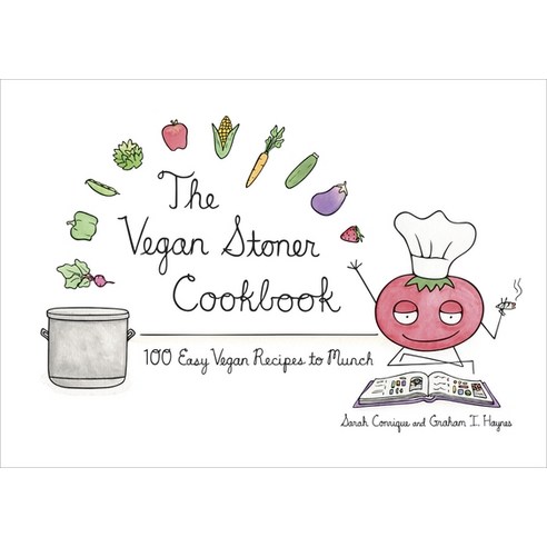 (영문도서) The Vegan Stoner Cookbook Hardcover, Ten Speed Press, English, 9781607744641
