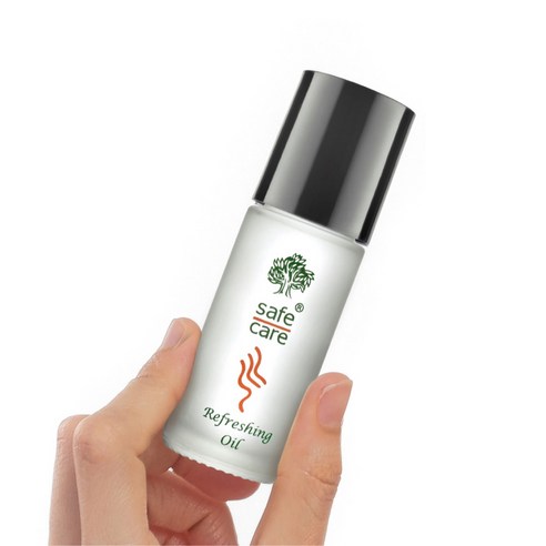 아로마 오일 롤온 멘톨 페퍼민트 천연 에센셜 비염 코막힘 졸음방지, 30ml, 1개
