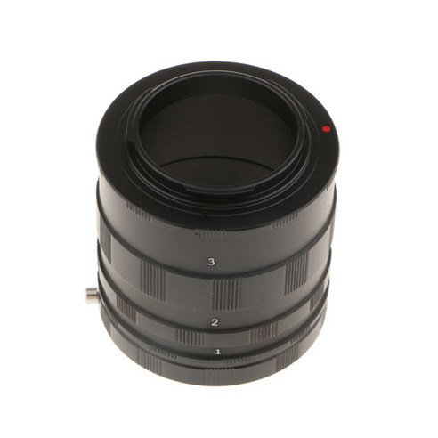 펜탁스 K K10D K20D K100D DSLR 카메라 용 매크로 확장 튜브 세트, 설명, 컬러, 설명