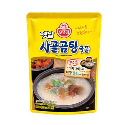 오뚜기 옛날 사골곰탕 국물, 500g, 10개