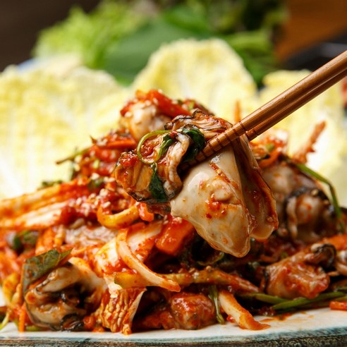제철 통영 굴무침 생굴무침 반찬 굴젓 550g 550g+550g, 2개