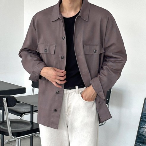 데이즈 남성용 아웃핏 면 코튼 트러커 자켓