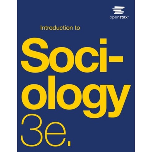 (영문도서) Introduction to Sociology 3e Paperback, Open Stax Textbooks, English, 9784037532130