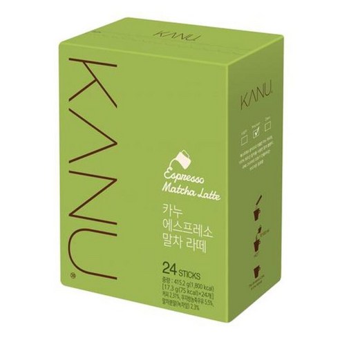 [커피타임나우ㅣ인기상품] 카누 에스프레소 말차 라떼 24T – 고퀄리티 에스프레소와 상쾌한 말차가 만나다 [CoffeeTimeNOWㅣ추천상품]