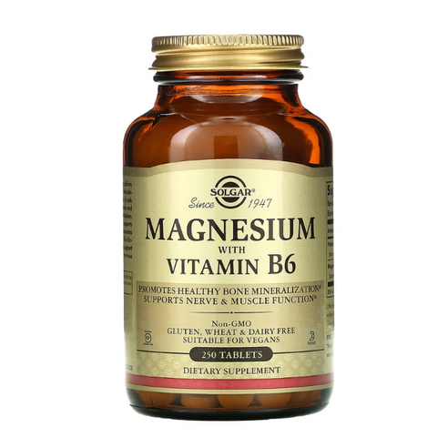 솔가 마그네슘 비타민 b6 Solgar Magnesium with Vitamin B6 250정, 1개