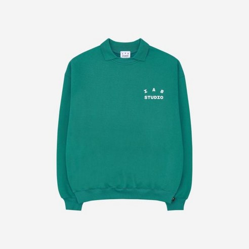 [정품 보증] 아이앱 스튜디오 럭비 스웨트셔츠 민트 IAB Studio Rugby Sweatshirt Mint