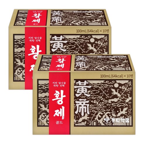 동화약품 황제골드 피로회복 활력충전 드링크, 100ml, 20개