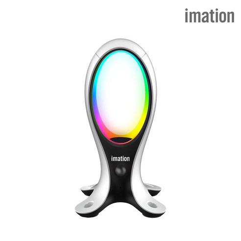 이메이션 4 in 1 RGB 헤드셋 거치대, BLACK(블랙), 1개